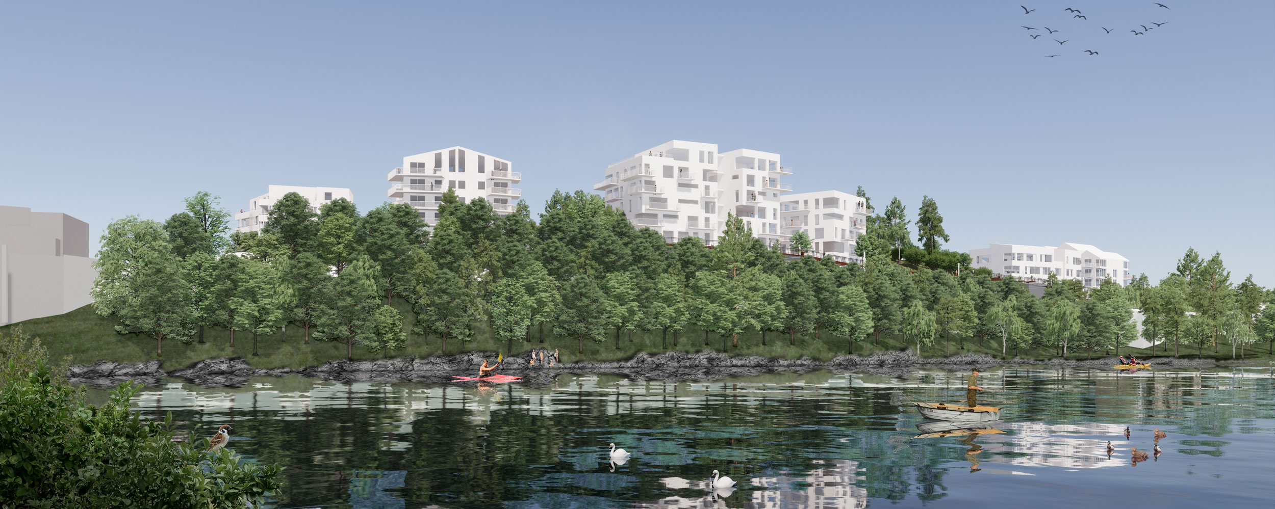 Miljøbilde fra Allmening på Kalgane boligprosjekt